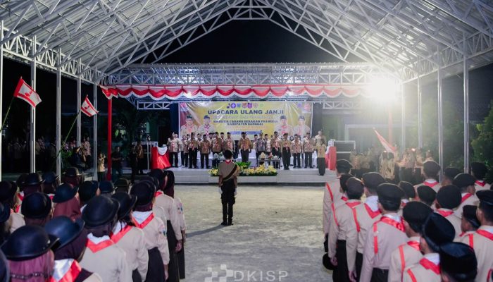 Peringati Hari Pramuka Ke-64, Kwarcab Banggai Gelar Upacara Ulang Janji