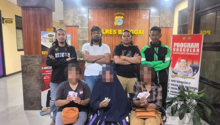 Tiga Emak-emak Main Judi Remi di Amankan Polisi, Babuk Senilai Rp.37.000