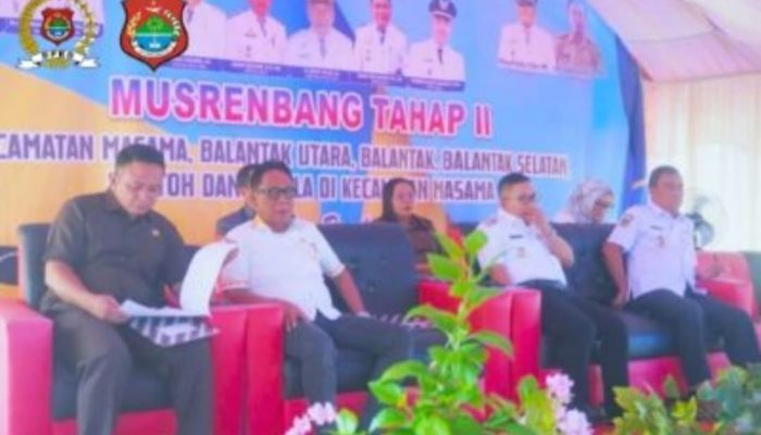 Ketua DPRD Banggai Hadiri Musrembang Tahap II di Kecamatan Masam