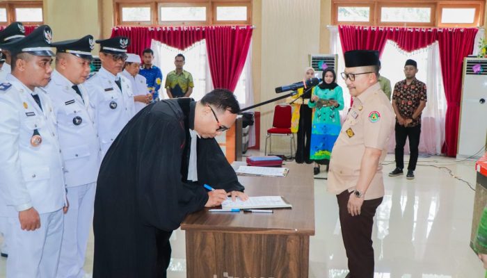32 Kepala Desa Resmi diPerpanjang Masa Jabatan, Bupati Amirudin: Wajib Sinkronkan RPJM Desa dengan RPJM Daerah!