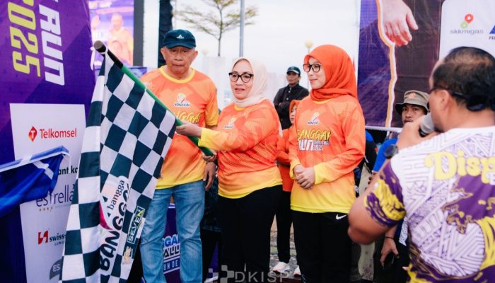 Wabup Banggai dan Menteri PPPA RI Lepas 1.500 Peserta Banggai Run Challenge ke-4