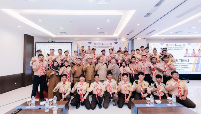 Tingkatkan Kapasitas Anggota Pramuka Penegak, Dispora Banggai Gelar Bimtek