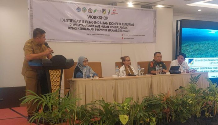 Workshop Identifikasi Konflik Tenurial di Kawasan Hutan KPH Balantak