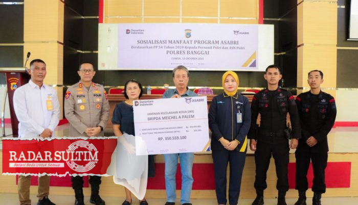 Polres Banggai – PT Asabri Sosialisasi Perlindungan Sosial bagi Anggota Polri