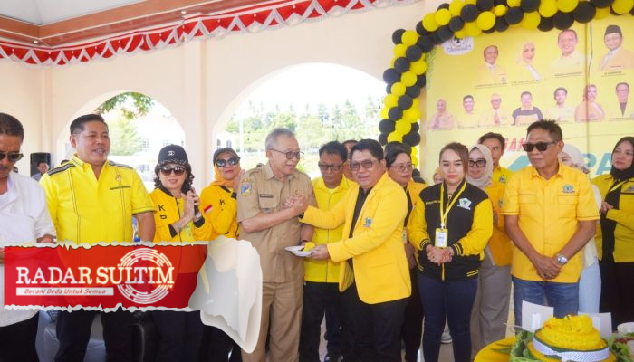 Hadiri HUT Golkar ke-61, Wabup Banggai Apresiasi Peran Partai Beringin di Daerah