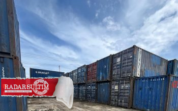 Lahan penumpukan Pelabuhan Tangkiang